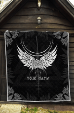 Viking Raven Wings Customized 3D All Over Printed Quilt - AM Style Design