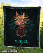 Aztec Axolotl Xolotl Maya Aztec Customized 3D All Over Printed Quilt - AM Style Design