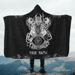 Viking Odin's Eye Customized 3D All Over Printed Hooded Blanket  - AM Style Design
