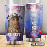 Jesus Renaissance Dead To Sin Alive In Christ Customized 3D All Over Printed Tumbler - AM Style Design