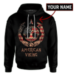 Viking American Grow With Viking Roots Dark Colour Customized Shirt - Am Style Design