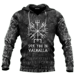 Viking See You In Valhalla Customized 3D All Over Printed Shirt - AM Style Design
