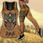 Native American Dragonfly And Dreamcatcher Yoga Outfit For Women-MEI - Amaze Style™-Apparel