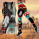 Native American 3D All Over Printed Legging + Hollow Tank Pi07042102 - Amaze Style™