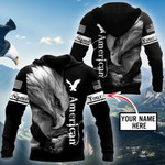 Personalized Name Eagle American 3D All Over Printed Hoodie NTN12052107 - Amaze Style™