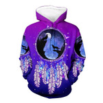 Premium Wolf Native American Galaxy 3D All Over Printed Unisex Shirts - Amaze Style™