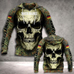 Germany Army Skull Premium Personalized Unisex Hoodie 3D All Over Printed Camo - Amaze Style™