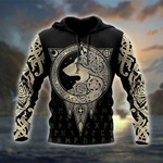 All Over Printed Viking Wolf Hoodie AM092055-MEI - Amaze Style™-Apparel