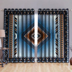 Native American Pattern Blackout Thermal Grommet Window Curtains Pi200502S2 - Amaze Style™-Curtains
