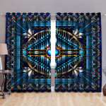 Native American Pattern Blackout Thermal Grommet Window Curtains Pi200505 - Amaze Style™-Curtains