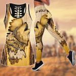 Wolf 3D All Over Printed Legging + Hollow Tank Combo - Amaze Style™