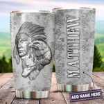 Customize Name Native American Steel Tumbler - Amaze Style™-