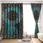 Yggdrasil Viking Blackout Thermal Grommet Window Curtains - Amaze Style™-Curtains