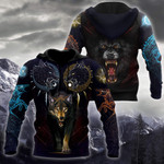 Viking Wolf - Skoll and Hati - Amaze Style™-Apparel