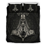 Viking Bedding Set - Odin Mjolnir Rune - Amaze Style™-