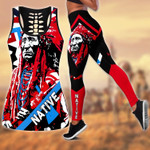 Native American 3D All Over Printed Legging + Hollow Tank Pi25032109 - Amaze Style™