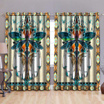Native American 3D All Over Printed Window Curtains - Amaze Style™-Curtains