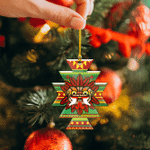 Aztec Quetzalcoatl Pixel Art Christmas Gift Aztec Maya Mexico All Over Printed Custmized Ornaments - AM Style Design