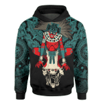 AM Style Aztec Mayan Mictlan Skull 3d All Over Printed Vintage Shirt Hoodie - Amaze Style™