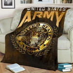 United State Army Soft and Warm All Over Printed Blanket- AM Style Design