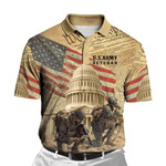 US Army  Vintage Veteran All Over Printed Unisex Shirts - AM Style Design