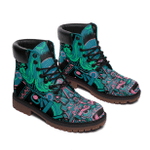 Aztec Tlaloc God Aztec Mexican Mural Art Customized 3D All Over Printed Boots - AM Style Design