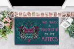 Aztec Welcome To The ﻿Aztec Descendants 3D All Over Printed Doormat - AM Style Design
