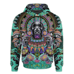 Aztec Xochipilli God Aztec Mexican Mural Art Customized 3D All Over Printed Shirt - AM Style Design