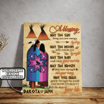 A Blessing May The Sun Bring You New Energy Native American Symbols Of Love Customized 3D All Overprinted Canvas - Am Style Design