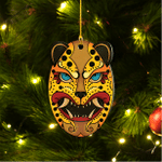 Aztec Ancient Brave Jaguar Warrior Aztec Ornament - AM Style Design