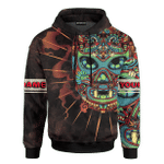 The Aztec Lucha Libre Maya Aztec Calendar Customized 3D All Over Printed Shirt - AM Style Design