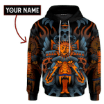 Aztec Xolotl God Of Fire And Lightning Aztec Customized 3D All Overprinted Shirt - Am Style Design