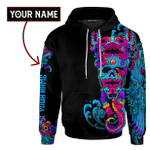 Aztec Axolotl Mural Art Customized 3D All Over Printed Hoodie - AM Style Design