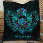Aztec Eagles Chimalli Aztec Mexican Mural Art Customized 3D All Over Printed Quilt - AM Style Design