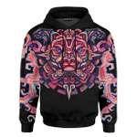 Aztec Psychedelic Mural Art Customized 3D All Over Printed Shirts - AM Style Design
