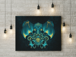 CTHULHU ART MAYA AZTEC 3D ALL OVER PRINTED CANVAS - AM STYLE DESIGN