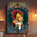 Aztec Popocatépetl Iztaccíhuatl Popo & Itza Couple 3D All Over Printed Canvas - AM Style Design