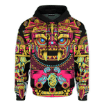 Aztec Jaguar Warrior And Tlaloc God Full Customized 3D All Overprinted Shirt - Am Style Design