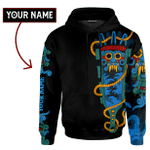 Aztec Tribal Tlaloc Macuahuitl Customized 3D All Over Printed Shirt - AM Style Design
