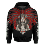 Aztec Mictlantecuhtli & Mictlancihuatl Wild And Safe Woman Customized 3D All Overprinted Shirt - Am Style Design