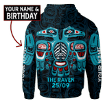 Native American Zodiac Signs Raven Zodiac Signs Pacific Northwest Customized 3D All Over Printed Shirt - AM Style Design