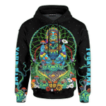 ﻿Aztec Maya Tribal Psychedelic Xochipilli Customized 3D All Over Printed Shirt - AM Style Design
