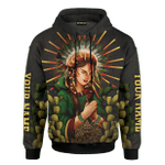 Tonantzin Virgen de Guadalupe Maya Aztec Customized 3D All Over Printed Shirt - AM Style Design