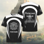 Aztec Dad Like Normal Dad Only Much Cooler Customized Name 3D All Over Printed Shirt
