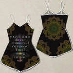 Yoga Teacher Divine Connected Expressive Loved Strong Creative Safe Tank Top