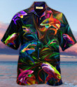 Premium Unique Neon Shark Hawaii Shirts Ultra Soft and Warm LTANT050305DS