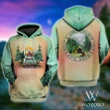 Premium Unique Hippie Car Camping Hoodie Ultra Soft and Warm KV310325DS