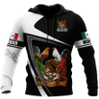 Premium Unique Personalized Mexico Rooster 3D Hoodie All Over Printed VXK110501DS