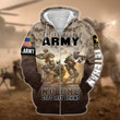 Premium U.S. Army Veteran Zip Hoodie PVC171202