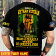 Personalised Priceless Vietnam Veteran T-shirt TVN170106